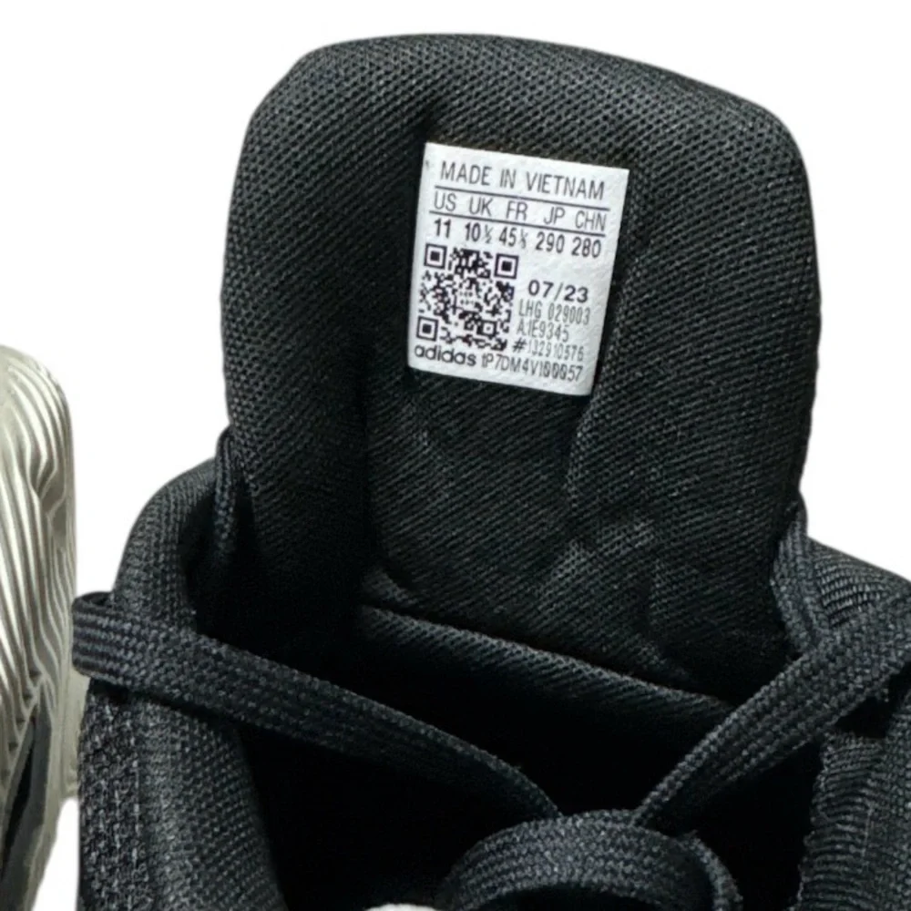 Adidas Dame Certified 2 Sneakers Men’s 11 Women’s 12 Black White Damian Lillard - Picture 7 of 8